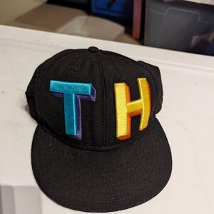 The Hundreds Black Kids Cap with Colorful Embroidery